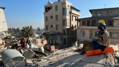 تواصل أعمال فرق الانقاذ الليبية بالمناطق التركية المتضررة من الزلزال