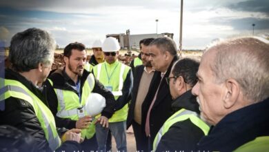 الشهوبي يتفقد مشروع إنشاء صالة مطار طرابلس الدولي