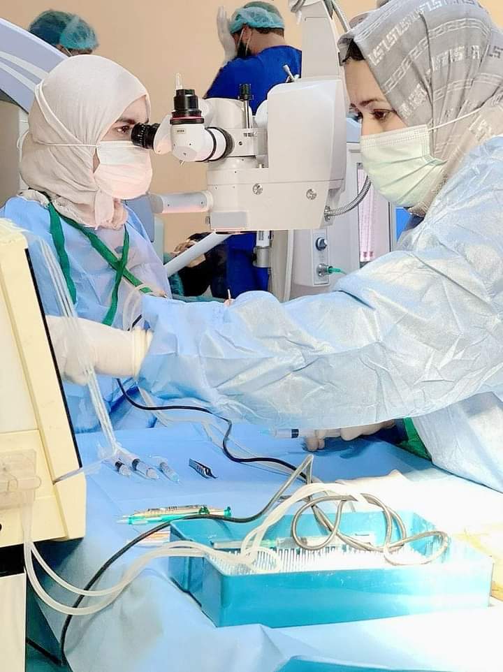 اطباء مستشفى العيون ينجحون في إعادة البصر لعين مريض "أعمى"