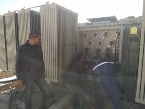 الشركة العامة للكهرباء تستكمل تنفيذ مشروع غوط الريح