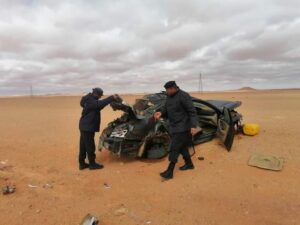 حادث على طريق القريات