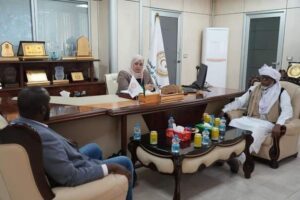 لقاء وزيرة الشؤون الأجتماعية برئيس المجلس التسييري وأعيان مرزق
