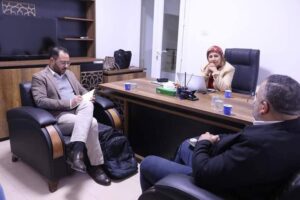 مكتب دعم و تمكين المرأة بوزارة الحكم المحلي في اجتماع مع ممثلي منظمة انترسوس الألمانية