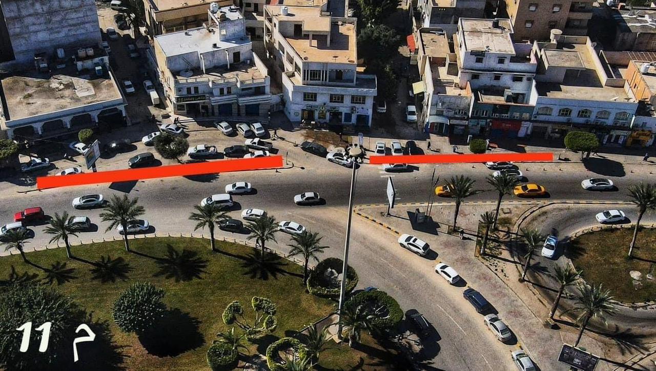 مرور طرابلس يقدم مقترح تخفيف الازدحام بعين زارة