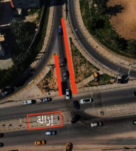 مرور طرابلس يقدم مقترح تخفيف الازدحام بعين زارة