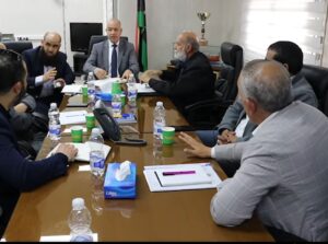 ادارة المشاريع بشركة مليتة تتابع خط الغاز الممتد الى تحلية زوارة