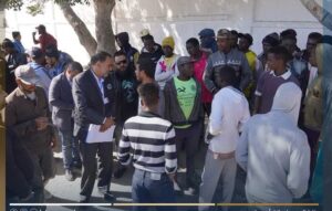 حملة تفتيشية تستهدف العمالة العمالة الوافدة ببلدية جنزور