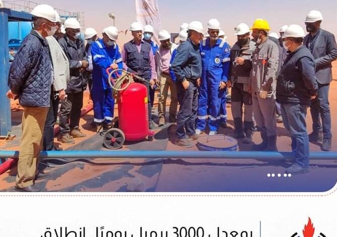بدء ضخ النفط الخام من حقل ايروان النفطي بمعدل 3000 برميل يوميًا