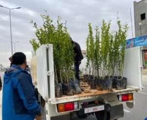 استمرار العمل لفتح المسار لمشروع الطريق الدائري الثالث