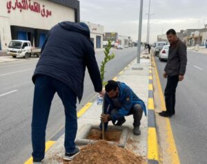 استمرار العمل لفتح المسار لمشروع الطريق الدائري الثالث