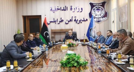 مديرية أمن طرابلس تشكل لجنة لإدارة الأزمات والكوارث الطبيعية