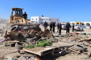 جهاز الحرس البلدي بنغازي يضبط عدد من المخالفات من خلال حملة تفتشية مكثفة 