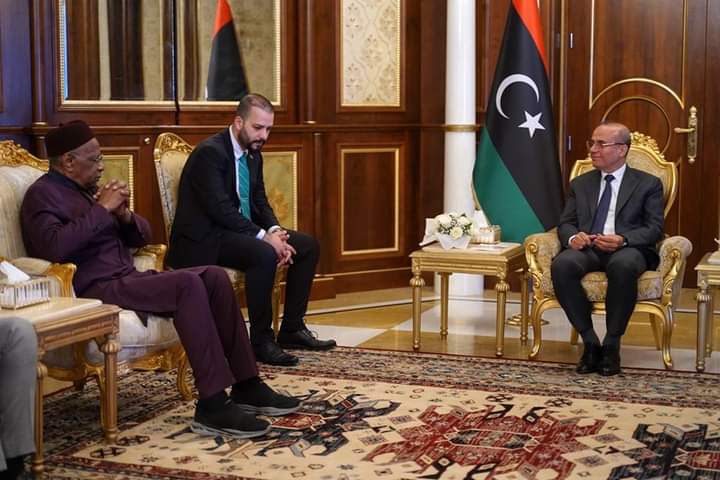 اللافي يلتقي رئيس بعثة الأمم المتحدة للدعم في ليبيا
