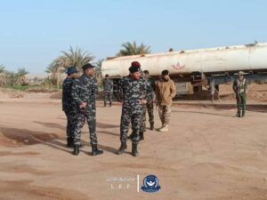 قوة إنفاذ القانون بالمنطقة الجنوبية تحبط عملية لتهريب خزانات وقود