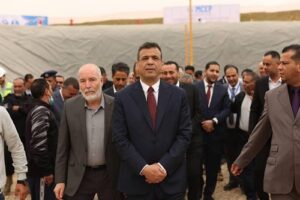 أبو جناح يشارك في مراسم افتتاح خليّة الدفن الآمن للمخلفات الطبية بسيدي السائح.