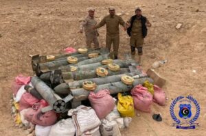 جهاز المباحث الجنائية فرع الوسطى يتمكن من اتلاف مخلفات حرب بمنطقة الكراريم.