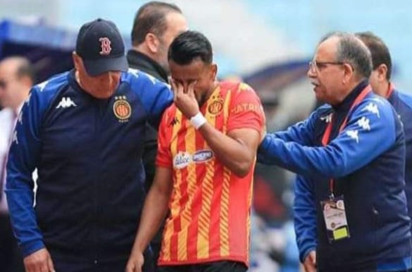 حمدو الهوني يتعرض لإصابة ويغيب عن المباريات المهمة والحاسمة للترجي التونسي