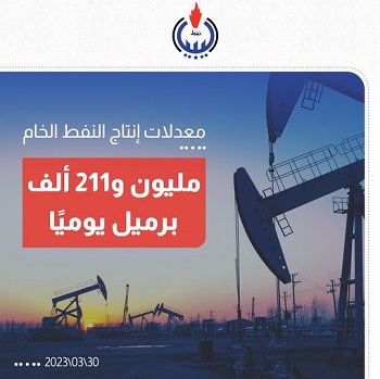 بيان مؤسسة النفط يوضح ارتفاع إنتاج الخام 11 ألف برميل في 24 ساعة