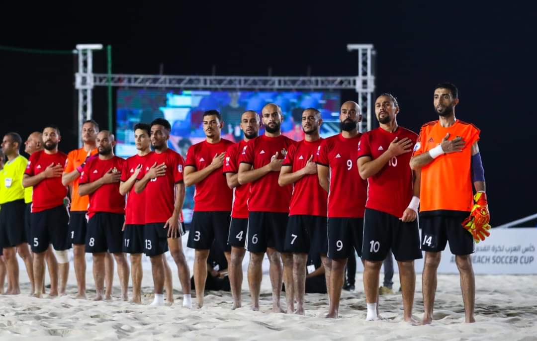 منتخبنا الوطني للكرة الشاطئية يتأهل لربع نهائي كأس العرب ويصطدم غدا بالمنتخب المغربي