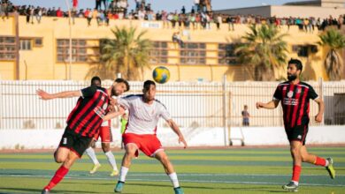 الصقور والأهلي بنغازي يتعادلان في مباراة من ست أهداف