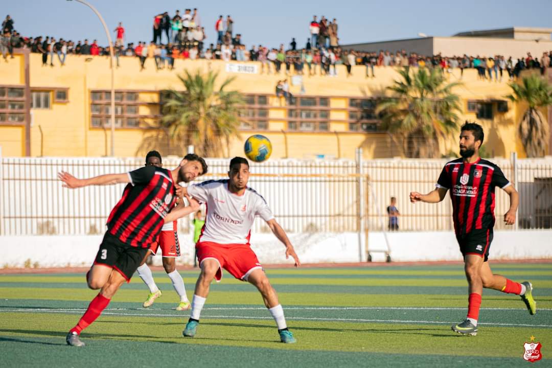 الصقور والأهلي بنغازي يتعادلان في مباراة من ست أهداف