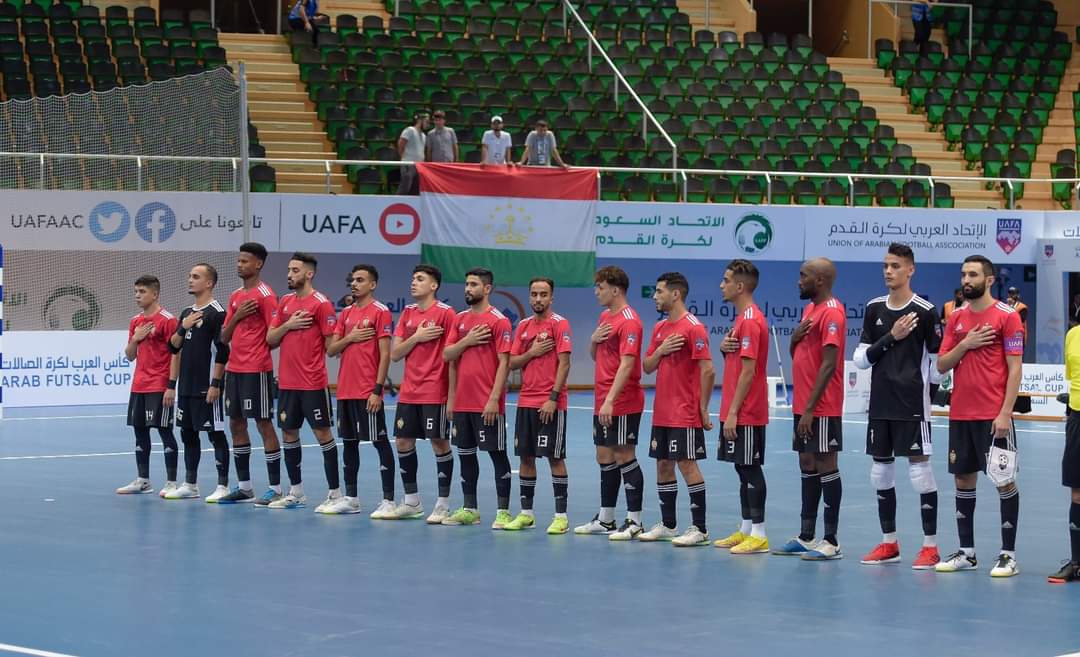 المنتخب الوطني لكرة القدم داخل الصالات يفتتح مبارياته في البطولة العربية بالفوز طاجكستان 2-1 ويتصدر مجموعته بعد الجولة الأولى