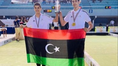 الراميان عبدالمهيمن الزنتوتي وفراس الزليطني يتوجان بذهبية أولى لليبيا في بطولة أفريقيا للكرة الحديدية تخصص رافا لأقل من 19 عاما