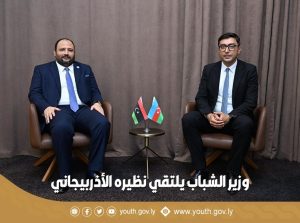 وزير الشباب يبحث مع نظيره الأذربيجاني عقد اتفاقية تعاون