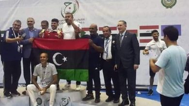 ليبيا تدخل قائمة الذهب بالألعاب العربية بذهبيتي الرباع إحسان شلابي