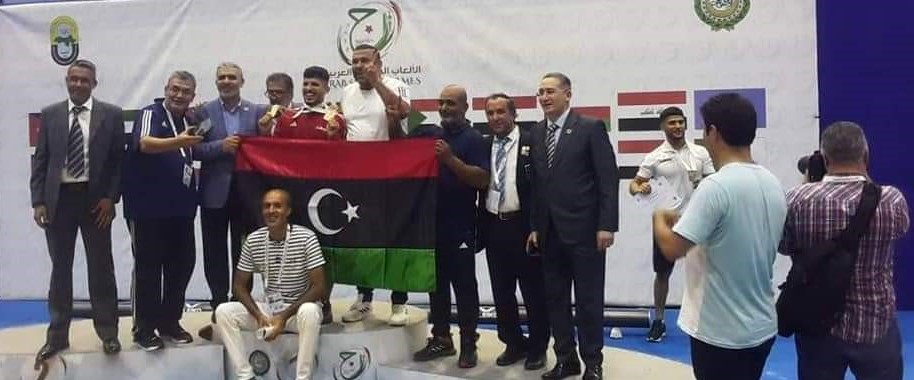 ليبيا تدخل قائمة الذهب بالألعاب العربية بذهبيتي الرباع إحسان شلابي