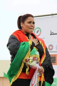وزير الدولة لشؤون المرأة سيكون في استقبال البطلة الرياضية رتاج السائح
