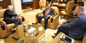 بن شتوان يبحث مع فيروستال مشروع استغلال غاز حقلي مسلة و السرير