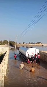 عاجل// الهلال الأحمر اجدابيا: نجاح عمليات الانقاذ وإخراج كافة العالقين ولا خسائر بشرية جراء تدفق المياه