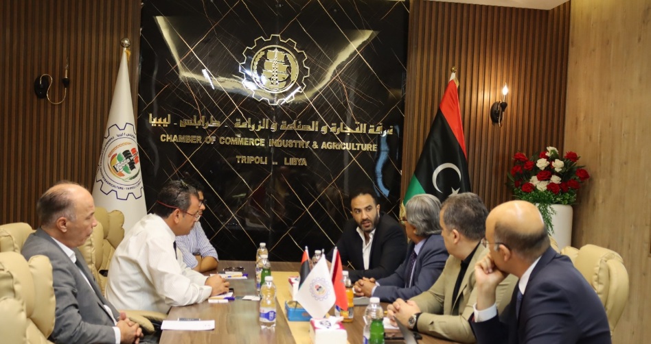 غرفة التجارة والصناعة طرابلس تبدي رغبتها في تعزيز العلاقات مع القطاع الخاص المغربي