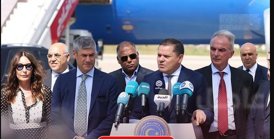 الدبيبة بعد وصوله طرابلس: أوصلنا صوت الشعب الليبي للعالم في ملف الهجرة ورفضنا للتوطين