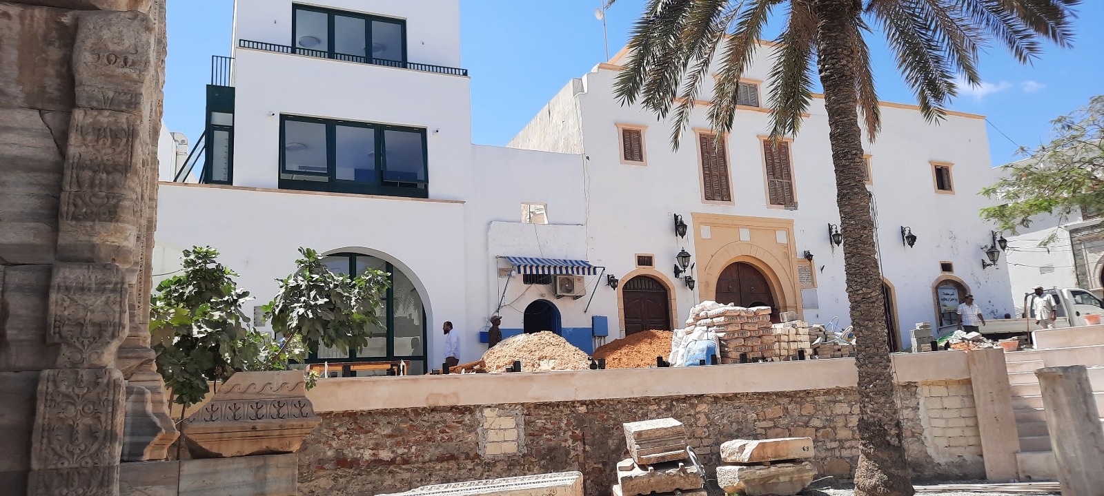 طرابلس وصول أعمال تطوير منطقة قوس ماركوس أوريليوس إلى المرحلة النهائية بالمدينة القديمة