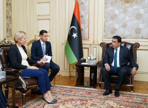 المنفي يبحث مع هورندال سبل إيجاد حلول تحقق الاستقرار