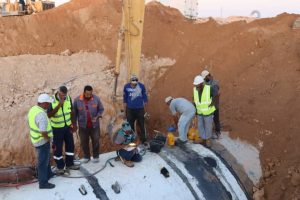 الساعدي يؤكد بدء ضخ المياه بخط اجدابيا المتضرر بدءً من السبت