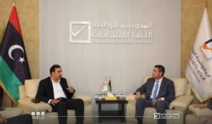 السايح يبحث مع النويري التحديات التي تواجه المفوضية عملياً وفنياً وسبل تذليل الصعوبات