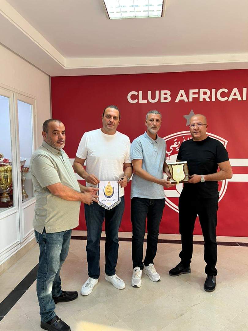 مسؤولون في نادي أبوسليم و نادي الأفريقي التونسي يتفقان على إقامة مباراة ودية بليبيا الشهر المقبل