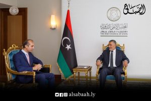 تكالة يبحث مع السفير الإيطالي أوضاع المناطق المنكوبة