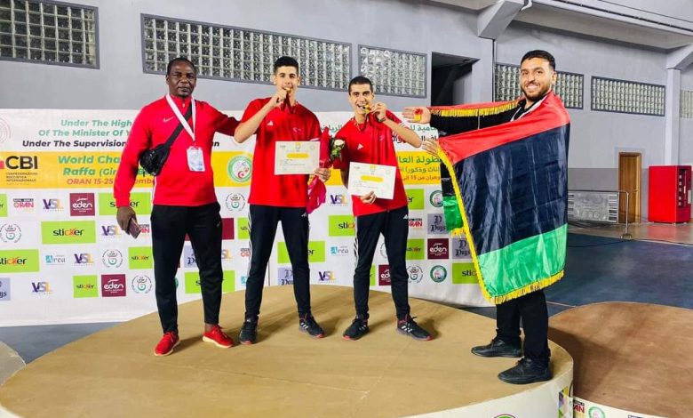 ليبيا تحرز المركز الثالث وبرونزية العالم في الكرة الحديدية بالجزائر