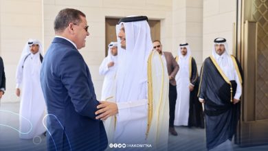 الدبيبة يبحث مع أمير قطر التعاون في مجالات الكهرباء والطاقة الشمسية والبنية التحتية