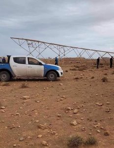 سقوط أبراج كهرباء في قنفود والقوارشة في غرب بنغازي