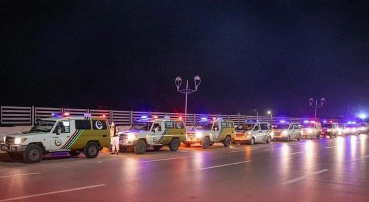 قافلة طبية من جهاز طب الطوارئ والدعم يصل بنغازي