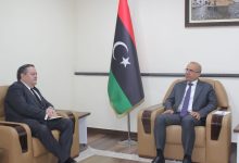 خلال لقائه سفير إسبانيا اللافي يطالب بخبراء دوليين مختصين لتقييم حجم الدمار الناجم عن كارثة دانيال