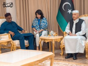 باتيلي لعقيلة صالح: فوجئت باستلامكم القوانين الانتخابية وإقرارها