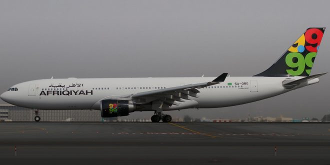 الخطوط الجوية الافريقية تنهى خدمات رئيس الضيافة بالرحلة 430