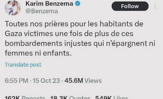 بنزيما يُقاضي وزير داخلية فرنسا