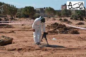 رادارات تخترق الأرض للبحث عن الجثث في درنة